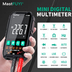 MASTFUYI Auto-Ranging Digital Multimeter High Precision 6000 Counts True RMS Tester Capacitance Ohm Hz Test Electrician Tools