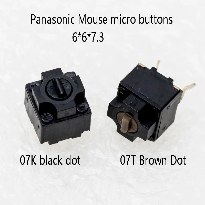 1/2/5/10pcs 2P Original Mouse Square Micro Switch Button Mouse Micro Bottons 2pin 2 Feet 07T 07K For P-anasonic Panasonic IO1.1