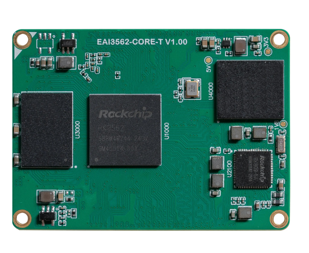 Edge AI Core Module, EASY EAI RK3562 Quad-core A53 ARM Processor, 2GB RAM, Embedded Linux Development Board 1 TOPS NPU