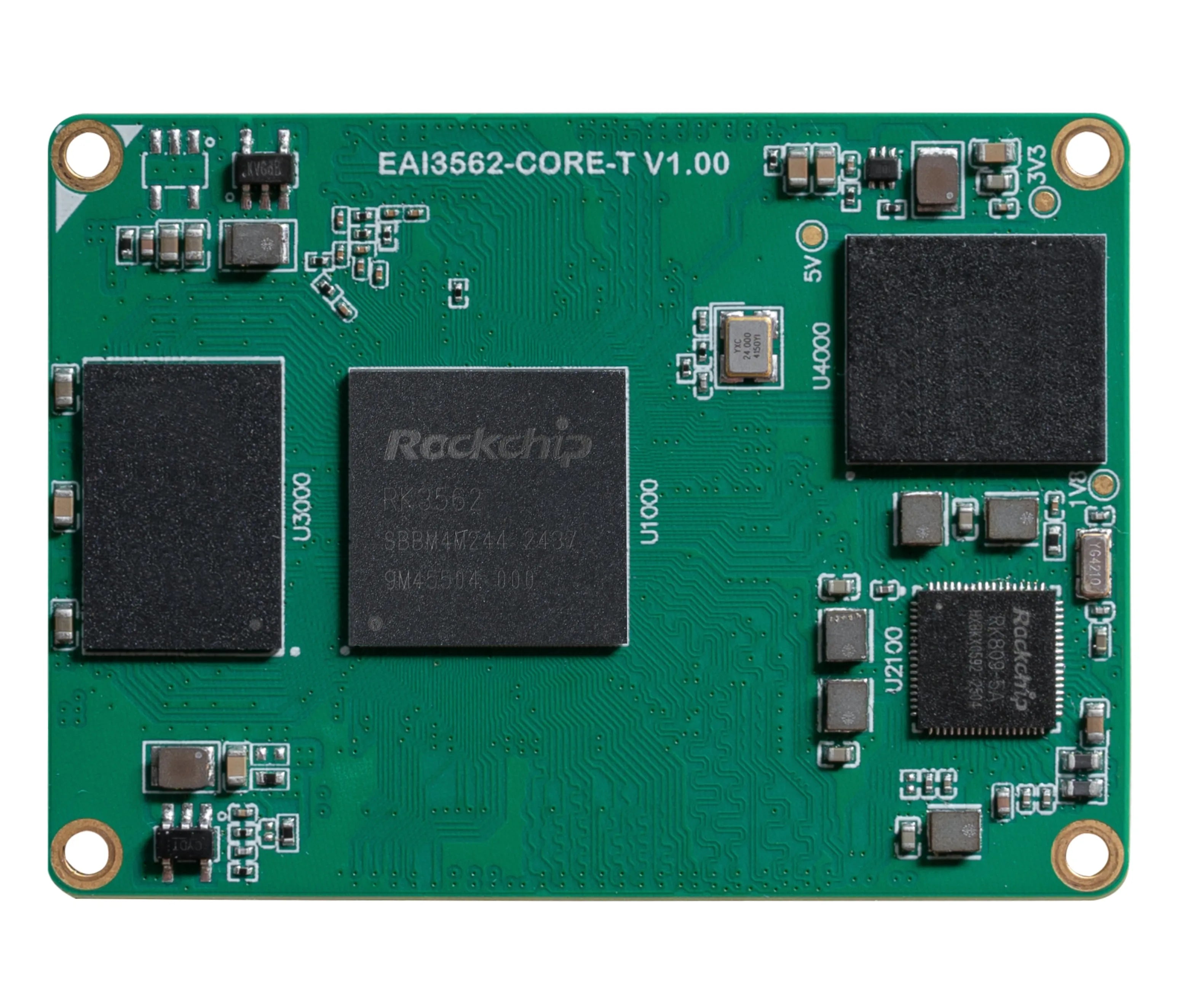 Edge AI Core Module, EASY EAI RK3562 Quad-core A53 ARM Processor, 2GB RAM, Embedded Linux Development Board 1 TOPS NPU