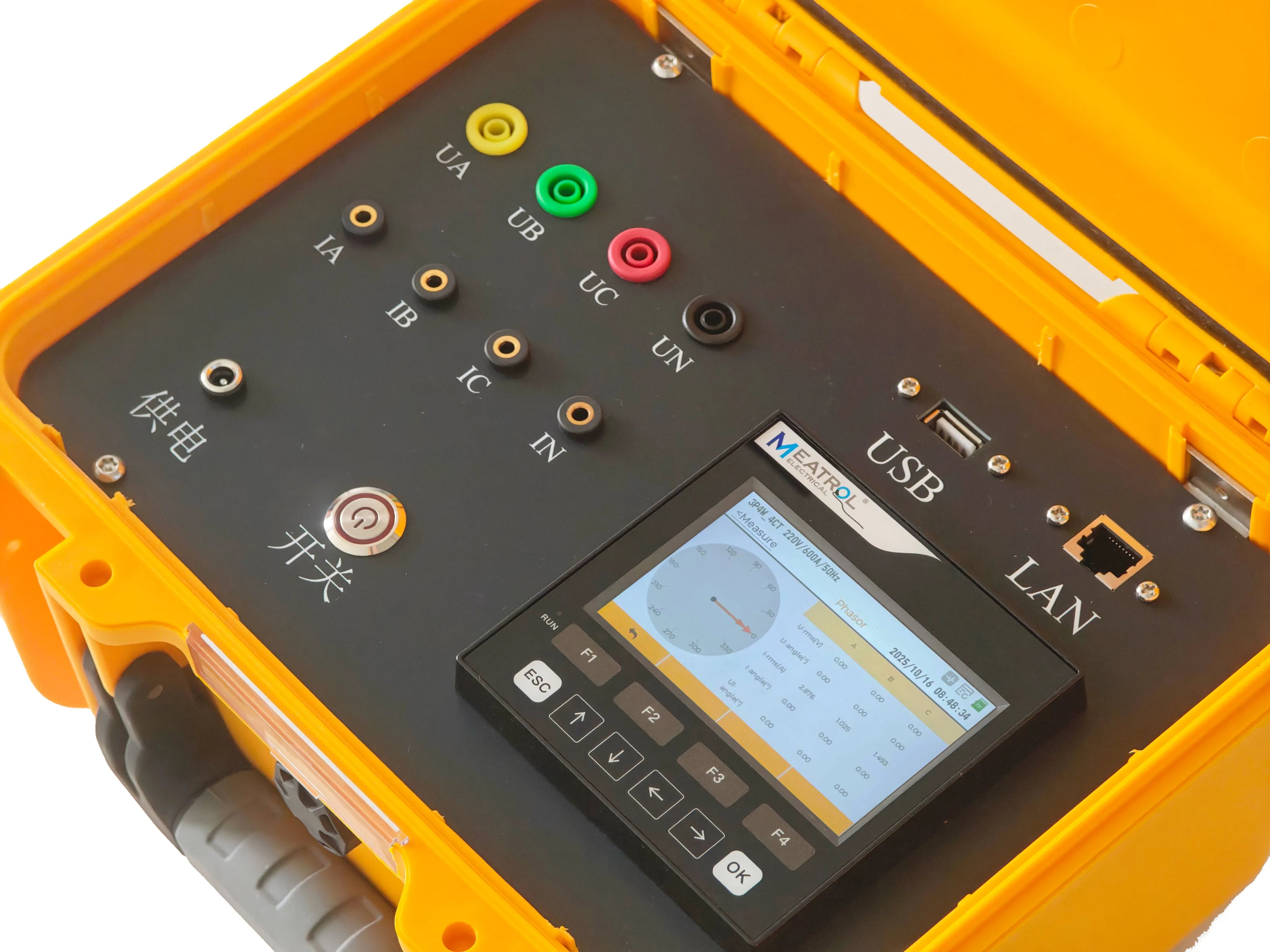 Portable Three Phase Power Quality Analyzer Rogowski Coil Data Logger MQ41 Handheld Electric Energy AnalyzerAR