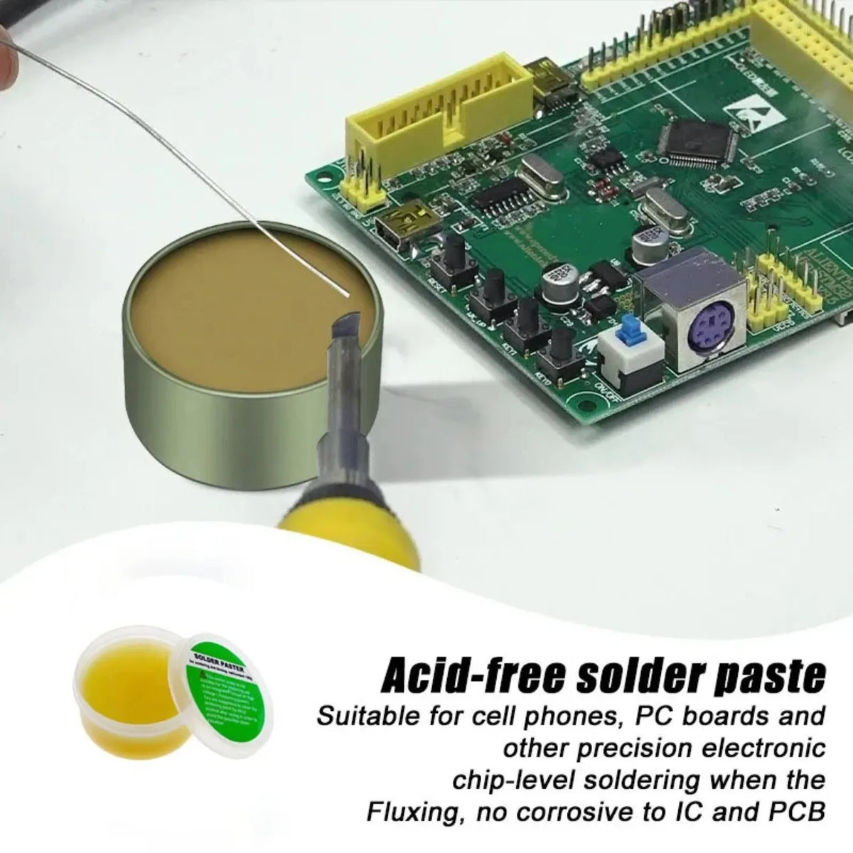 20/30/100g Soldering Flux Lead-Free Solder Paste Flux Tin Solder Paste Welding Flux For Electronics PCB LED Soldering Repair