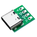 100/50/2Pcs TYPE C USB 3.1 Type C Connector 16 Pin Test PCB Board Plate Adapter Socket For Data Line Wire Cable Transfer