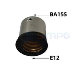 BA15S TO E12 E14 E17 E27 MR16 GU10  Light Socket Adapter LED CFL Lamp Holder Light Socket Converter Extension Adapter