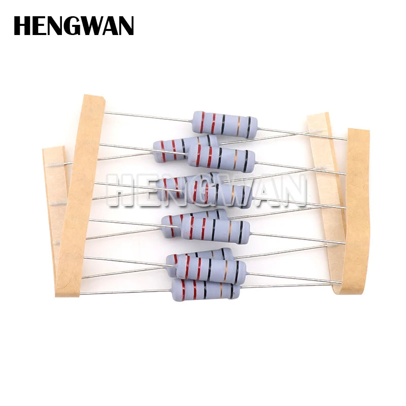 10pcs 3W 5% Wire Wound Resistor Fuse Winding Resistance 0.1R 0.1 0.15 0.22 0.33 0.47 0.5 1 2.2 4.7 6.8 10 22 33 47 51 68 100 ohm