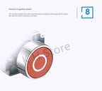 1Pcs Button Switch Self Reset Small Mushroom Head Emergency Stop 22mm Knob Key Start Inching Power on XB2-BG21 XB2-BA31 XB2-BS54