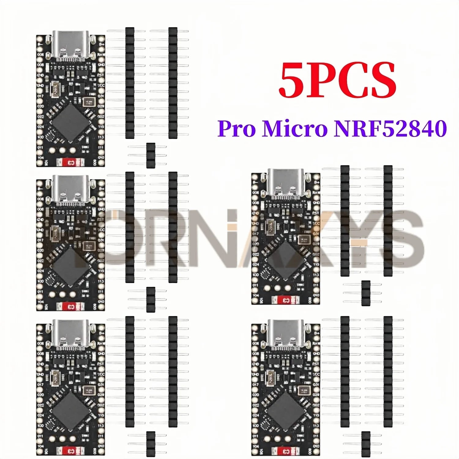 1~10PCS/NRF52840 Development Board Compatible With Nice!Nano V2.0 Bluetooth Charging Management Pro Micro NRF52840