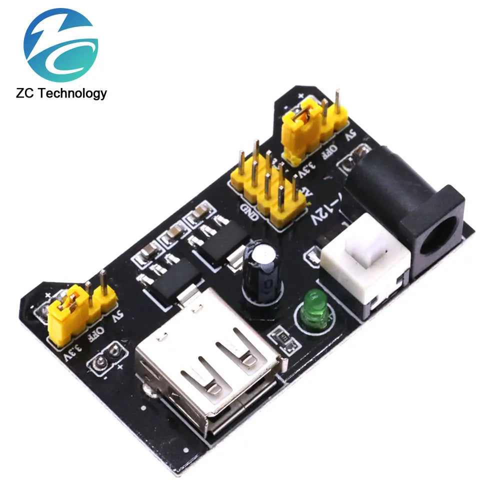 3.3V/5V MB102 Breadboard Power Module+MB-102 830 Points Prototype Bread Board for Arduino Kit +65 Jumper Wires Wholesale