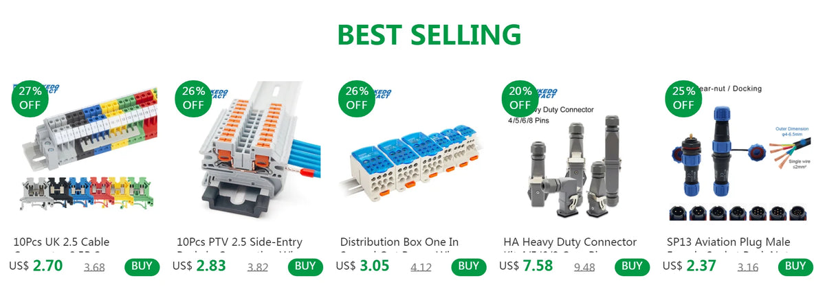 10Pcs PTTB 2.5 Push-in Double Level Din Rail Terminal Block 2 Layer 2.5mm² Plug Electrical Wire Connector PTTB2.5