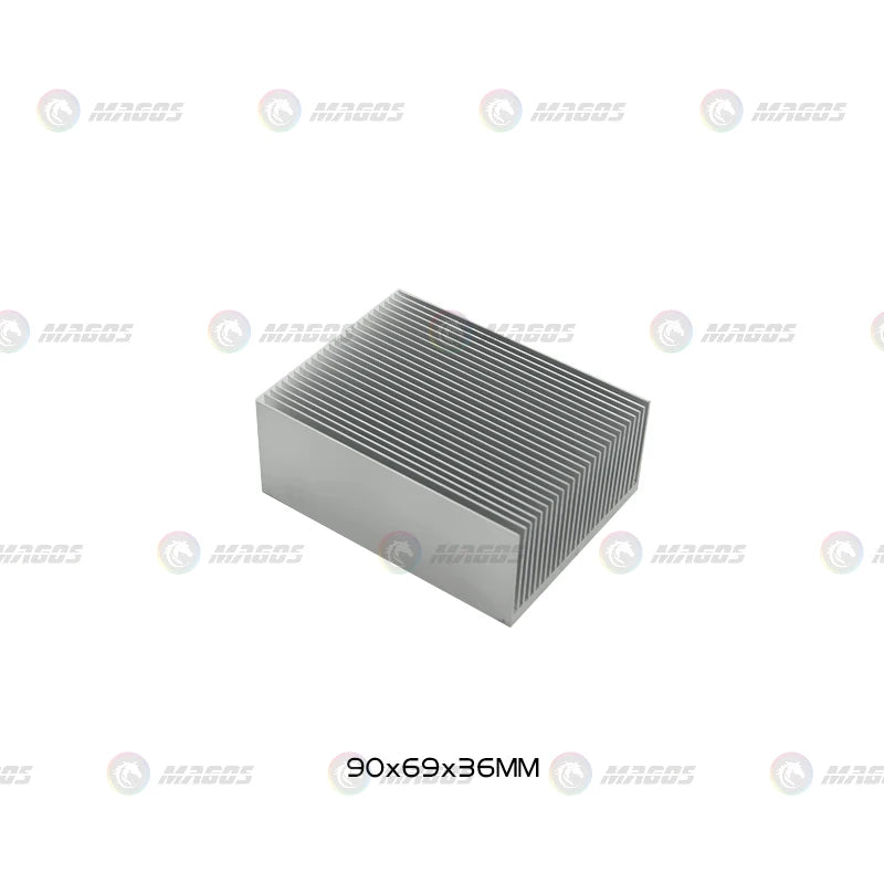 Electronic Radiator Aluminum Dense Teeth Heatsink Extruded Heat Sink Computer Water Cooling System 100/120/150/200/300x69x36MM