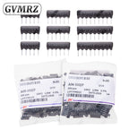 10pcs/200pcs 1K 1.5K 2K 2.2K 3K 5PIN 6PIN 9PIN exclusion Network Resistor array DIP 220R 330R 470R 510R 560R