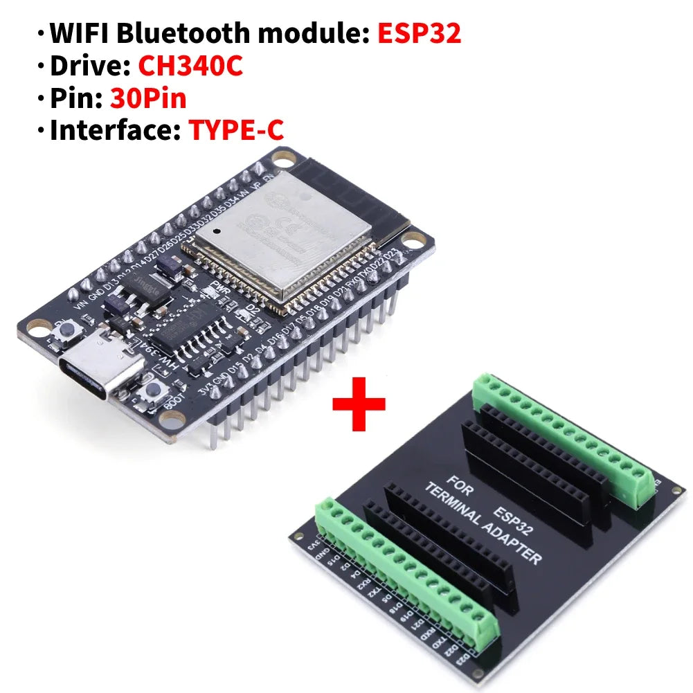 1-3Set E32 CH340C Development Board TYPE-C / Micro USB WiFi+Bluetooth Ultra-Low Power Consumption SPI Wireless Module