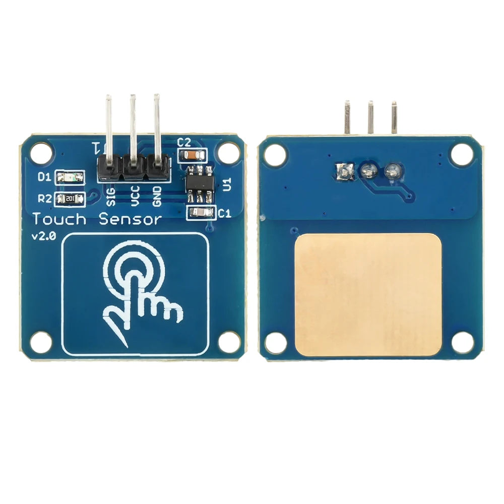 TTP223B Digital Touch Sensor Switch Module 1 Channel Capacitive Touch Module Gold-Plated Point Action Latch Type