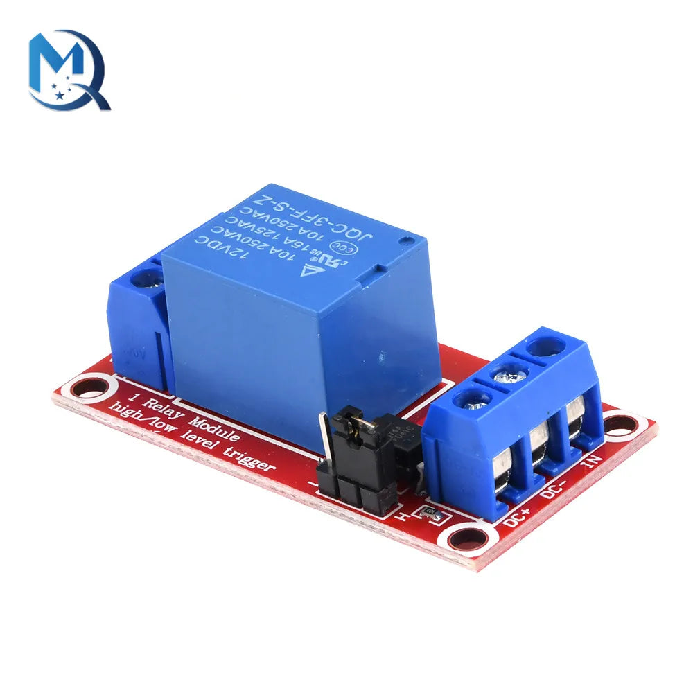 1-10pcs 5V 12V One 1 Channel Relay Module Board Shield with Optocoupler Support High and Low Level Trigger
