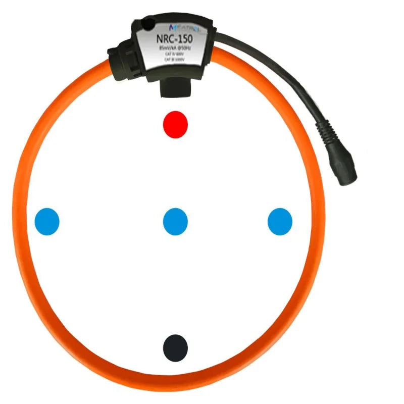 MEATROL NRC High Accuracy 0.5% High Accuracy Flexible Rogowski Coil Current Transformer AC Rogowski Sensor 100A