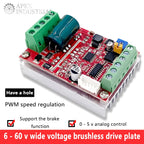 ZS-X11H DC 6-60V 400W Three Phase DC Brushless Motor Controller BLDC PWM Hall Motor Control Driver Board 12V 24V 48V
