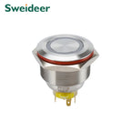 25MM30MM Metal Push Button Switches Power Symbol Waterproof LED Indicator Momentary Latching Start Stop Power On Off Switch