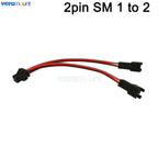 2Pin 3Pin 4Pin SM Splitter Connector 1 to 2 3 4 LED Connector JST Male Female Connector Wire Cable For WS2812 LED Strip Light