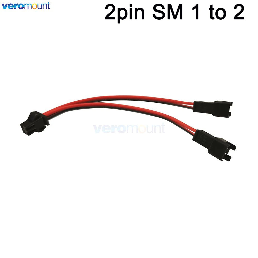 2Pin 3Pin 4Pin SM Splitter Connector 1 to 2 3 4 LED Connector JST Male Female Connector Wire Cable For WS2812 LED Strip Light