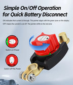 12-48V Car Isolator Disconnect Rotary Switch 275A On/Off Battery Power Cut Master Switch Disconnect Isolator for Car RV Boat