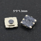 10Pcs/Lot Touch Tact Waterproof Switch Kit 4x4/5x5/4.5x4.5 SMT Micro Tactile Push Button Touch Switch 4 Pin LCD Monitor Repair ﻿