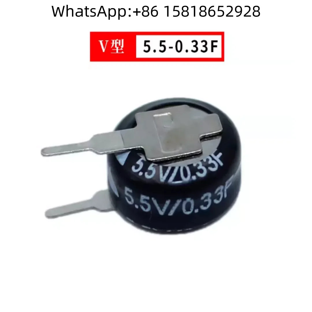 4pcs Super Capacitors V.H.C Type 5.5V 0.1F, 5.5V 0.22F, 5.5V 0.33F, 5.5V 0.47F, 5.5V 1.0F, 5.5V 1.5F, 5.5V 2.5F, 5.5V 5.0F, 5.5V