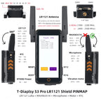 LILYGO® T-Display-S3-Pro-LR1121 LORa+MAX98357A+Microphone