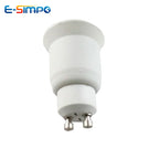 2pcs Gu10 To E27 E26 Led Lamp Base Adapter CE Rohs PBT 2Prong Halogen CFL LED Spotlight To Screw Light Socket Converter Extender