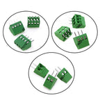 5PCS KF120 2P 3P 4P 2.54mm Pitch 2p/3p/4p Straight Pin Pcb Screw Terminal Block Connector 2pin 3pin 4pin KF-120 KF120-2p