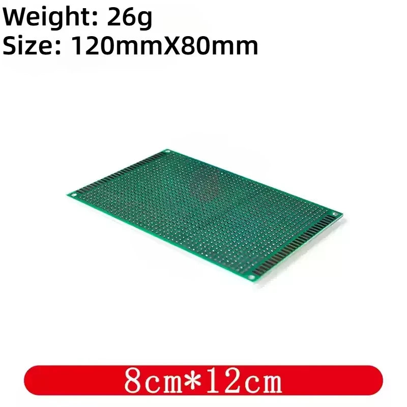 Universal PCB Circuit Protoboard Double Sided Breadboard 2x8 3x7 4x6 5x7 7x9CM Stripboard Prototyping Board DIY Electronic Kit