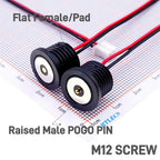 Circular High Current 3A 12V Magnetic Connector Threaded Panel Mount Holes Self-Locking Waterproof Terminals Charging Wire PH2.0