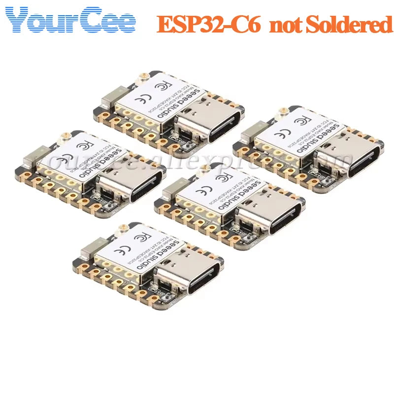10pcs/1pc ESP32 Seeed Studio XIAO ESP32C6 ESP32C3 ESP32C5 WiFi 6+Bluetooth-compatible Ble 5 Zigbee Matter Wifi Development Board