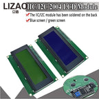 LIZAO 20X4 LCD2004 LCD Module IIC/I2C/TWI Serial Port Blue Green Backlight Display for Arduino UNO R3 MEGA2560