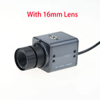 Global Shutter 210fps Monochrome VGA Mini USB Camera With CS Lens 5-50mm 2.8-12mm UVC Plug Play For High Speed Motion Detection