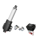 Mini Electric Linear Actuator 6V 12V 24V 150N-20N Push Rod with Rocker Switch & Bracket for Robot Cabinet Shutter Cosplay
