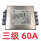 AC EMI anti-interference 380V linear power filter socket purifier three-phase three wire