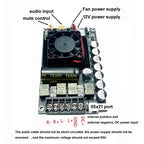 New TPA3255 High-power 300W + 300W  Stereo HIFI Digital Amplifier Board With 48V 600W Power Supply
