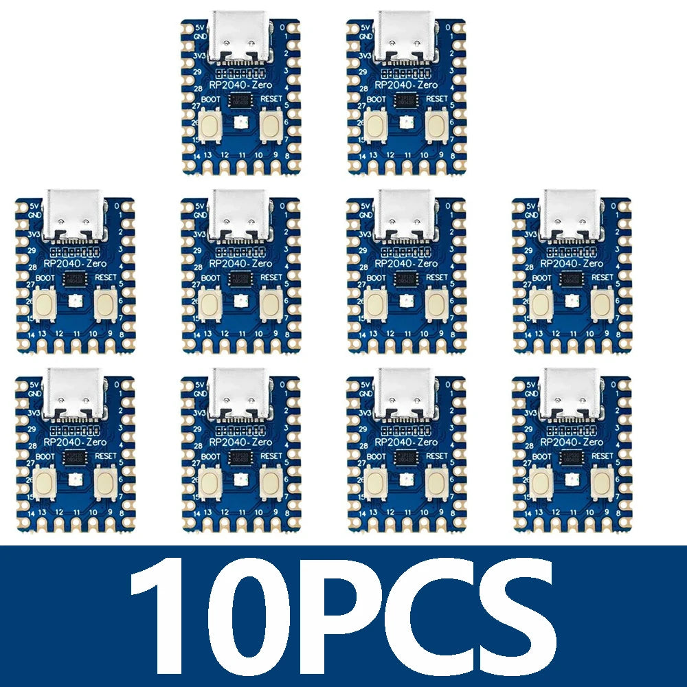 1~20PCS RP2040-Zero For Raspberry Pi Microcontroller PICO Development Board Module Dual-core Cortex M0+ Processor 2MB Flash