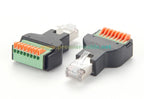 RJ45 Solderless Breakout Board RJ45 8P8C to Quick Spring Crimp Wiring Press Terminal Block Quick Push Extender for PIKA CT301