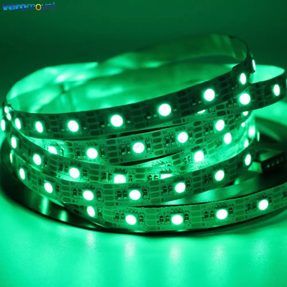 5m DC5V 12V 24V SMD 5050 LED Strip Light TV Backlight IP20 IP65 Waterproof  Cool Warm White 4000K RGB Tape Ribbon for Decoration