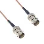 RG316 Cable BNC To BNC Male Female Q9 Plug Jack Crimp Connector Extension RF Brass Copper Coaxial WIFI Coax Jumper Pigtail