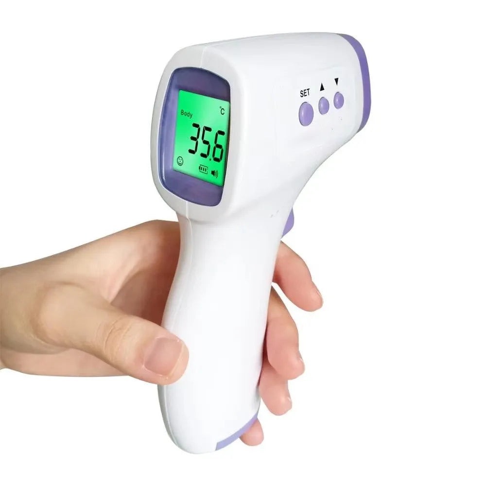 Multifunction Thermometer Three-color Backlit Display Forehead Thermometer Digital Display Infrared Alarm Human Body Thermometer