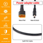 XT60 Male Bullet Connector to Male DC5525 Power Adapter Cable Cord For TS100 TS101 Pine Electric Soldering Iron Battery Charging