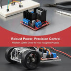 [E] L298N Motor Driver Board DC & Stepper Motor Driver Module For Smart Car Robot