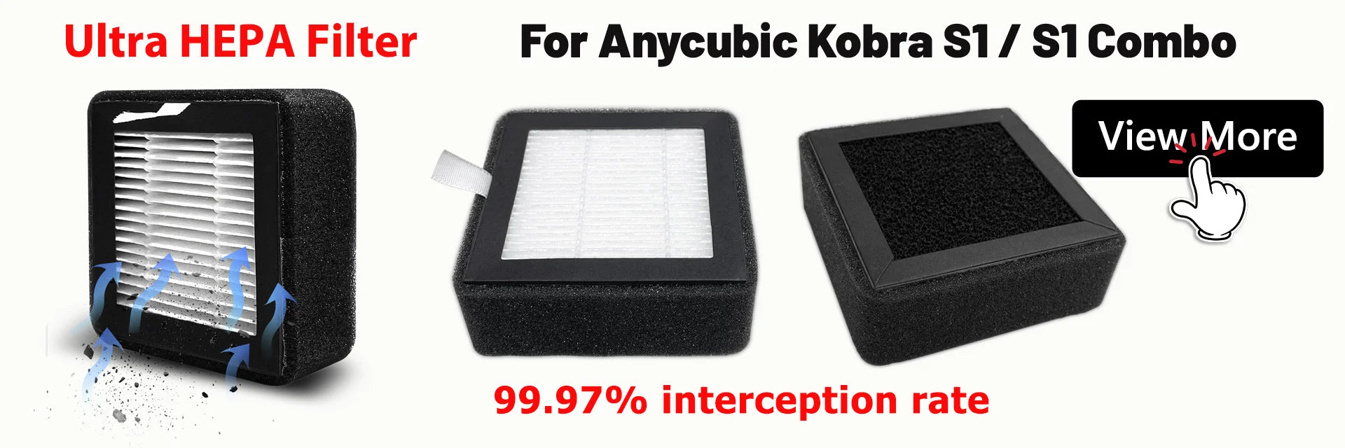2.0 Version Upgraded Hotend For Kobra s1/s1 Combo Hotend Upgraded Thermistor Heater 200K For Anycubic Kobra S1/S1C Nozzles