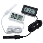 Mini LCD Digital Thermometer Hygrometer High Precision Household Humidity Gauge Incubator Aquarium Humidity Temperature 1PC
