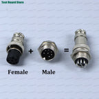 5 Sets/lot GX12 GX16 GX20 2P 3P 4P 5P 6 7P 8P 9 10 12 Pin Male Female Docking Aviation Plug Socket Waterproof Circular Connector