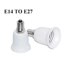 2PCS E14 To E26 E27 Adapter Conversion Socket Fireproof Plastic Converter High Quality Material Socket Bulb Adapter Lamp Holder