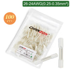 20/50/100PCS Heat Shrink Butt Wire Terminal Kit Waterproof Shrinkable Solder Crimp Splice Electrical Cable Joint Tube Connector