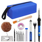 Sumsour Electric Soldering Iron 60W 220V / 110V Adjustable Temperature Welding Rework Solder Repair Tools Kit